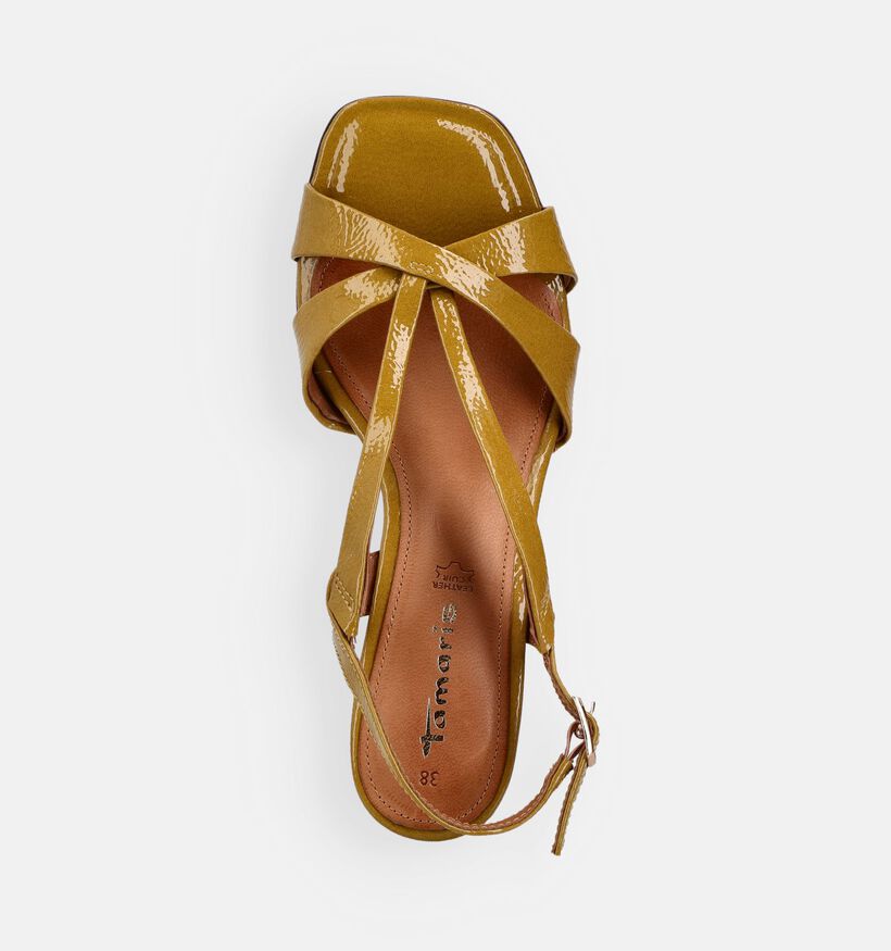 Tamaris Sandales &agrave; talons en Jaune pour femmes (371758)