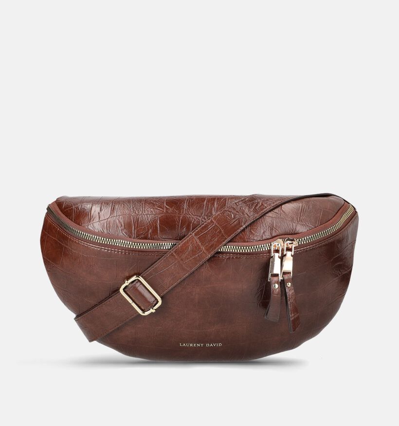 Laurent David Sac banane en Cognac pour femmes (381480)