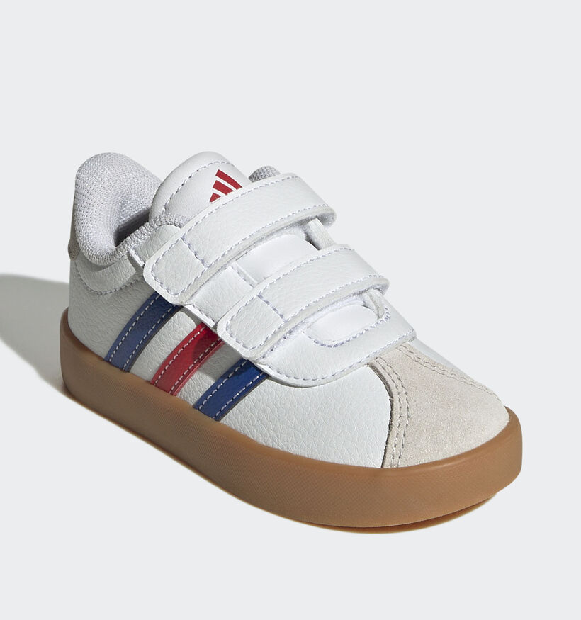 adidas VL Court 3.0 Baskets basses en Blanc pour filles, garçons (357480) - pour semelles orthopédiques