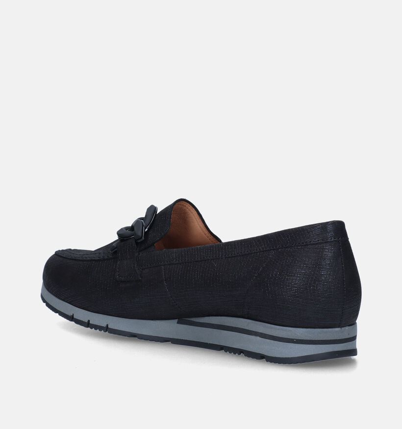 Gabor OptiFit Mocassins en Bleu pour femmes (344760) - pour semelles orthopédiques