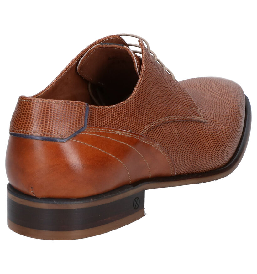 Donkerblauwe Geklede Schoenen Ambiorix Ermano in leer (274884)