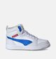 Puma Rebound v6 mid Grijze Sneakers voor jongens, meisjes (350366) - geschikt voor steunzolen