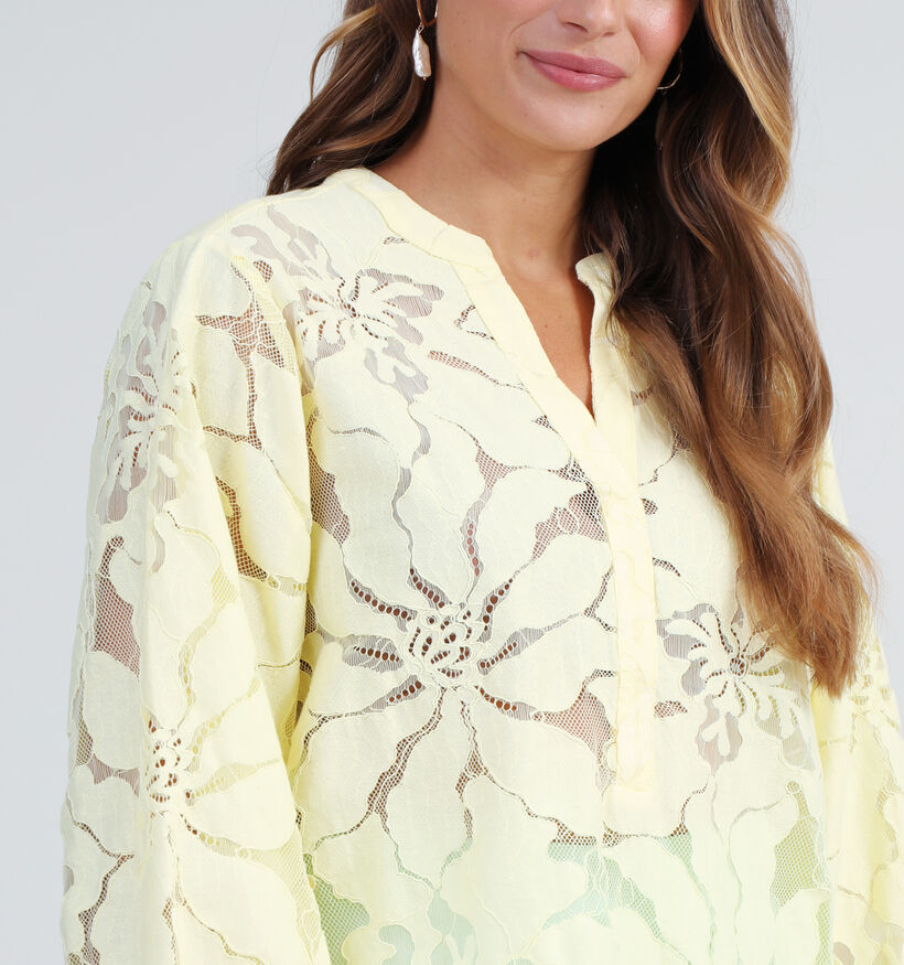 comma Gele Bloemen Blouse (327336)