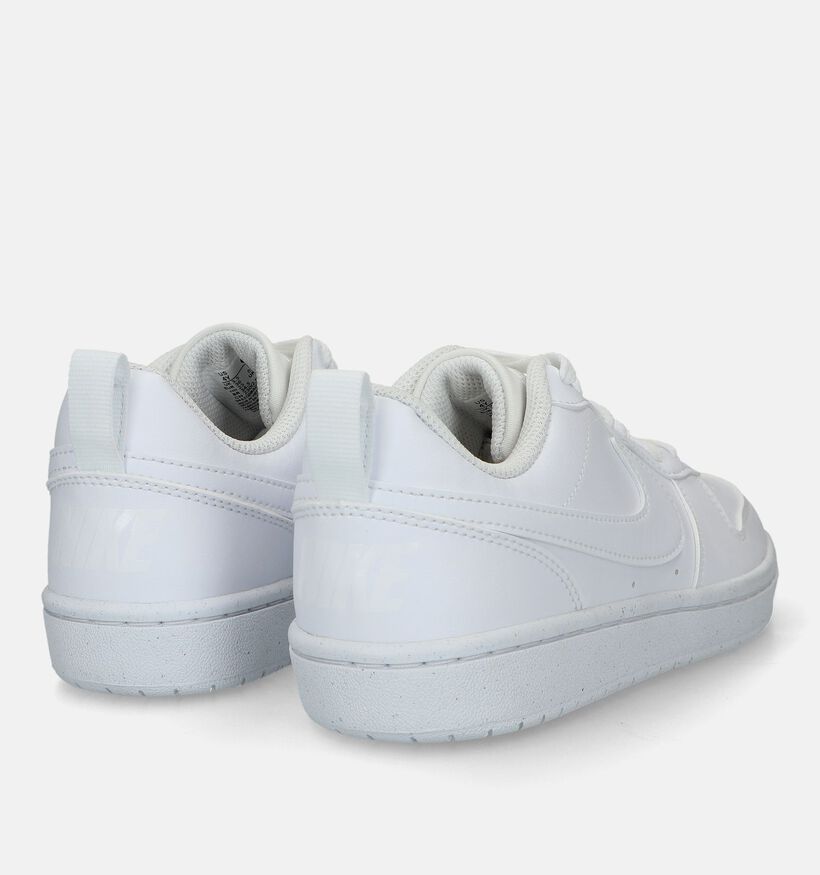 Nike Court Borough Baskets en Blanc pour filles, garçons (328369)