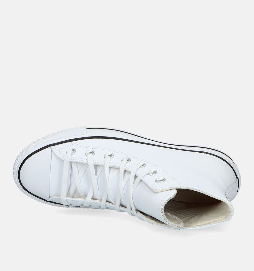 Converse Chuck Taylor All Star Platform Baskets en Blanc pour femmes (327862)