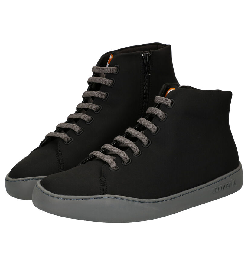 Camper Peu Chaussures hautes en Noir en textile (299802)