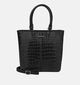 Burkely Colbie Zwarte Croco Shopper voor dames (362991)