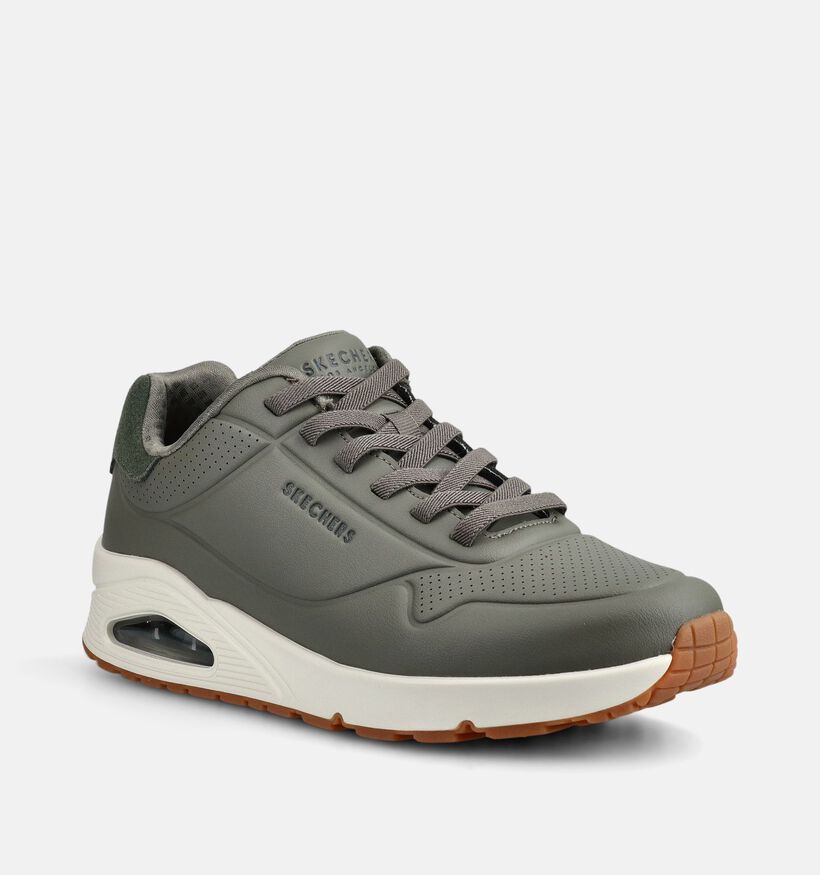 Skechers Uno Tailored Air Kaki Sneakers voor heren (375639)