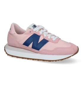 New Balance WS237 Baskets en Rose pour femmes (301911) - pour semelles orthopédiques