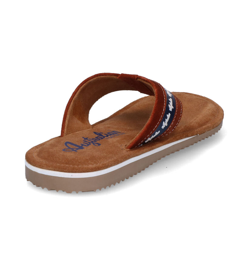 Australian Azurro Cognac Teenslippers voor heren (306717)