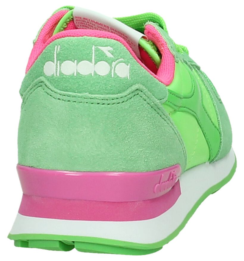 Fluo Groene Diadora Sneakers, , pdp