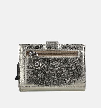 Double-D Petite maroquinerie Or/Marron/Argent