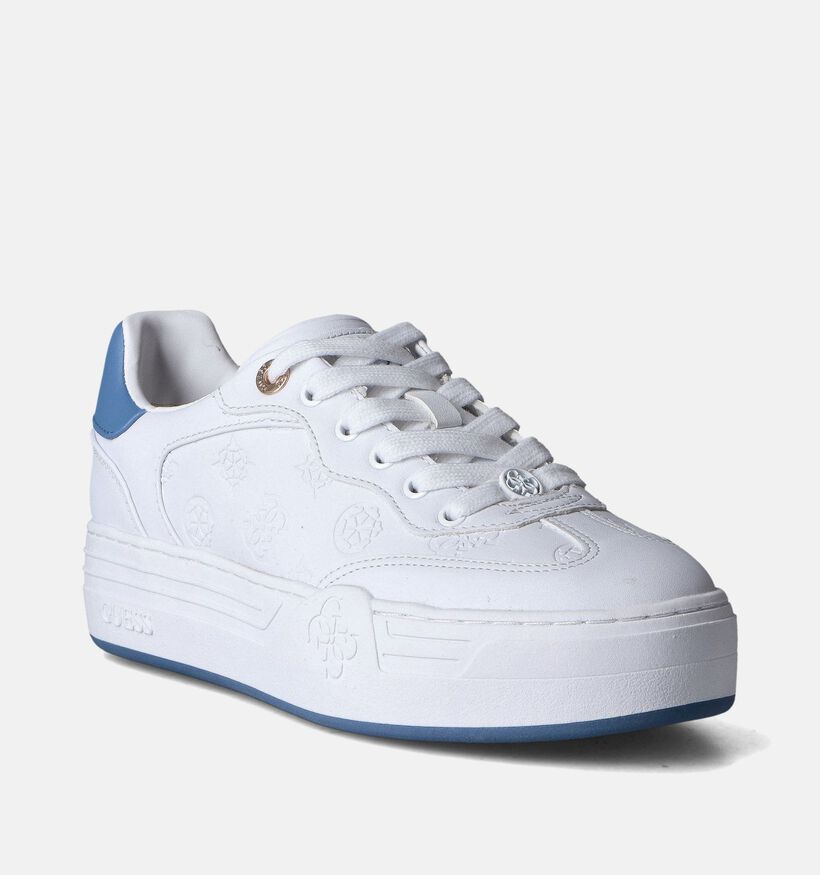 Guess Witte Veterschoenen voor dames (350434) - geschikt voor steunzolen