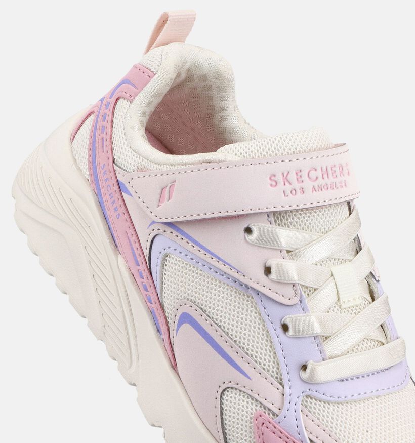 Skechers Uno Lite Baskets basses en Rose pour filles (367804)