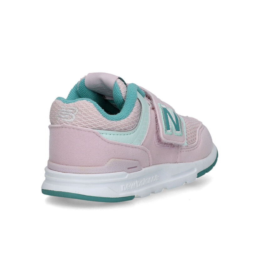 New Balance 997 Baskets en Rose pour filles (319337) - pour semelles orthopédiques