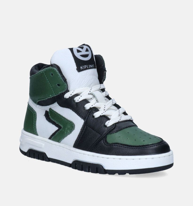 Kipling Drago Bottines en Vert pour garçons (349363) - pour semelles orthopédiques