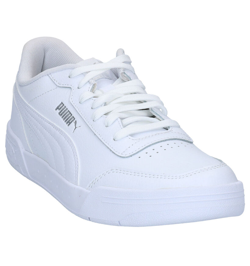 Puma Caracal Witte Sneakers in kunstleer (276735)