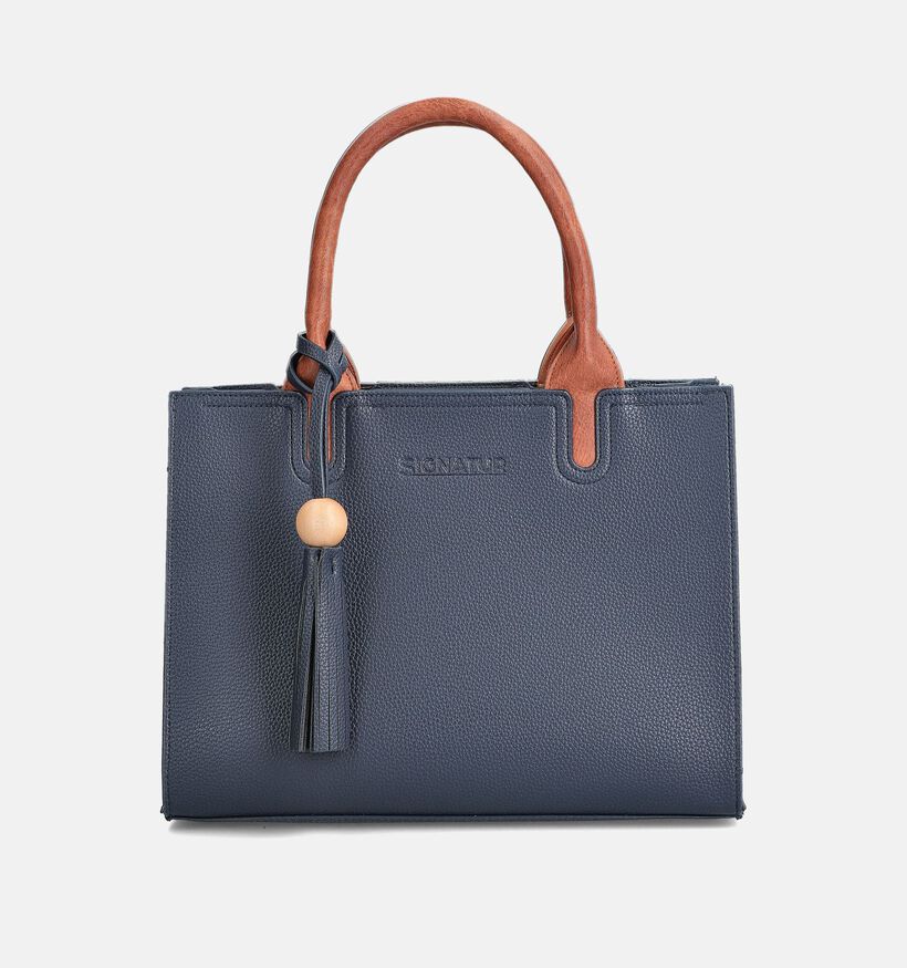 Signatur Sac &agrave; main en Bleu fonc&eacute; pour femmes (381178)