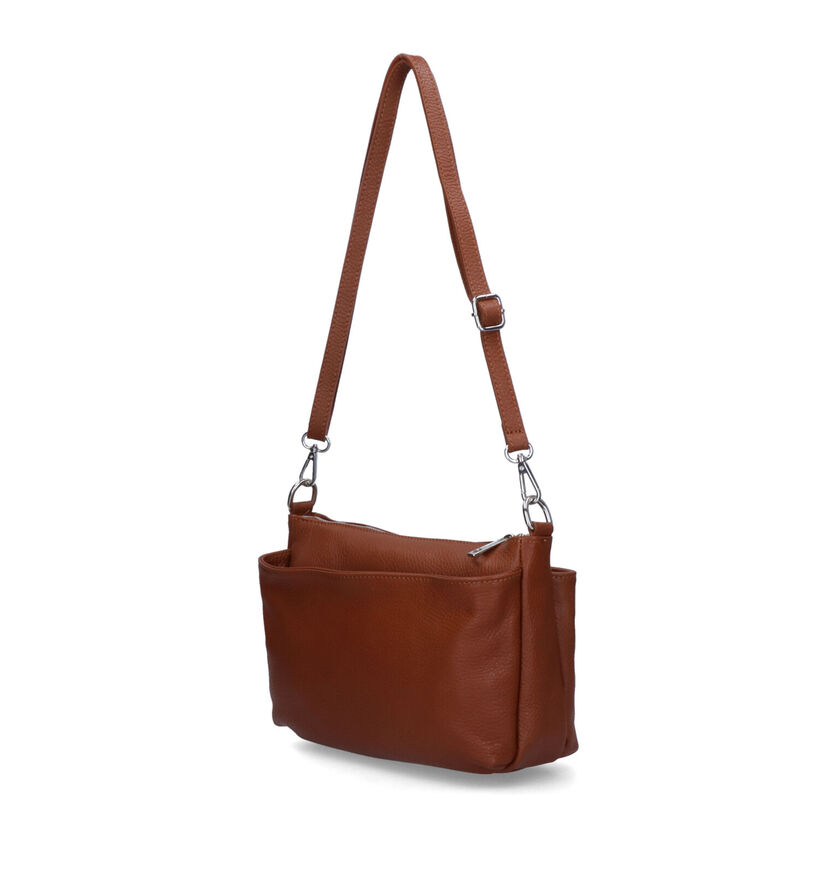 Time Mode Uni Sac porté croisé en Taupe pour femmes (344360)