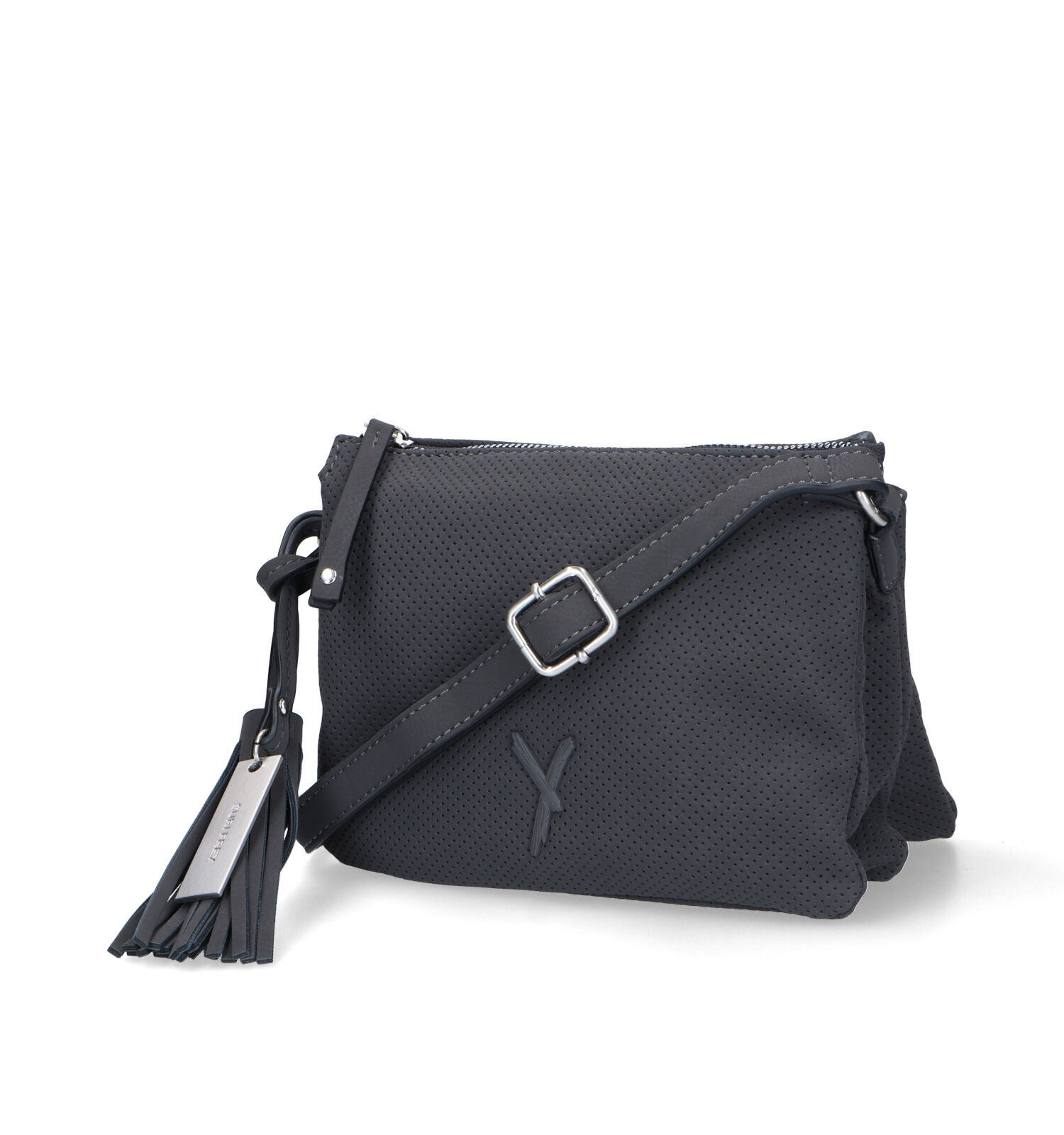 Grijze hotsell crossbody tas