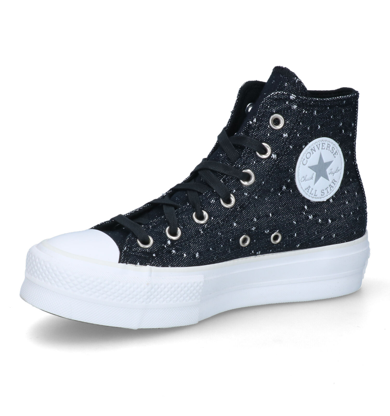 Converse dikke zool zwart best sale