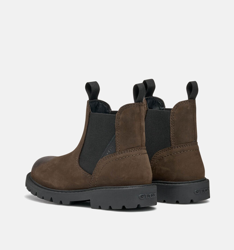 Geox Bottines Chelsea en Brun foncé pour filles, garçons (360358) - pour semelles orthopédiques