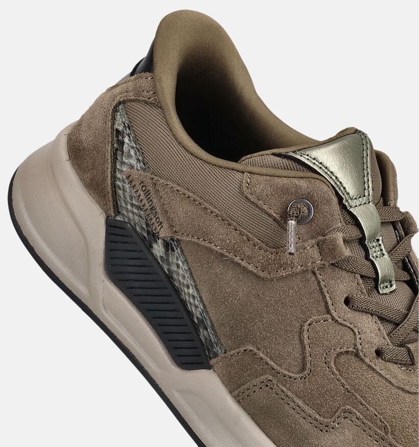 Gabor Comfort Kaki Groene Schoenen voor dames (376936) - geschikt voor steunzolen