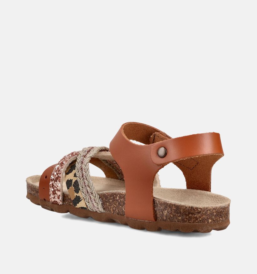 Milo & Mila Cognac Sandalen voor meisjes (372444)