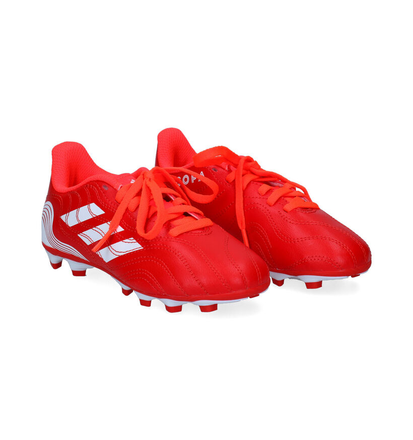 adidas Copa Sense FXG Rode Voetbalschoenen in kunstleer (293288)