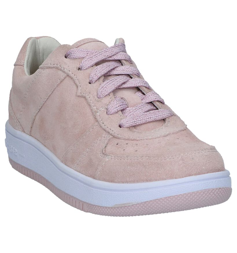 Milo & Mila Baskets basses en Rose en daim (247494)