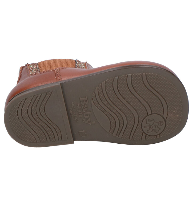 Beberlis Boots pour bébé en Cognac pour filles (297338)