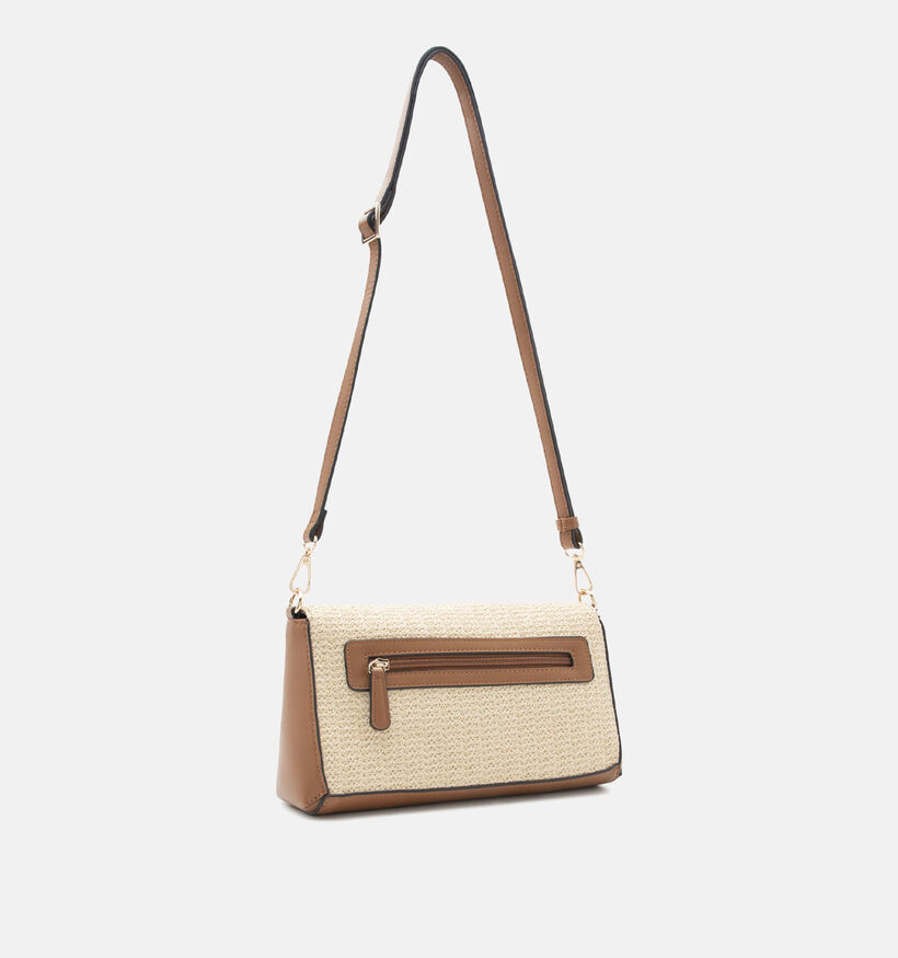 L.Credi Rosalie Sac port&eacute; crois&eacute; en Beige/Marron pour femmes (370936)
