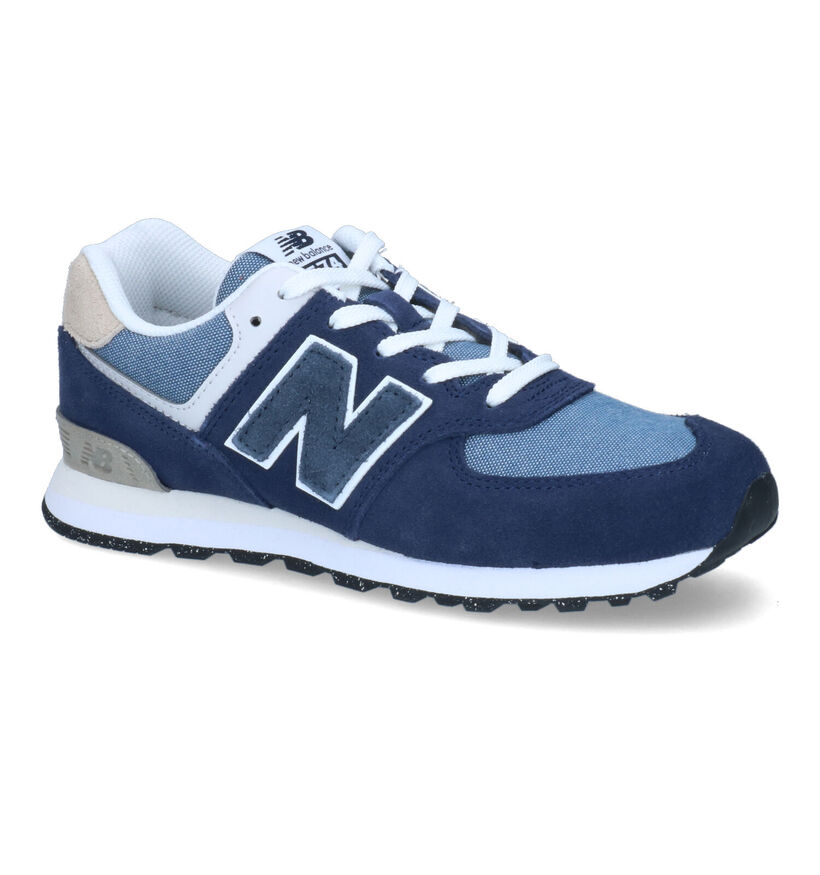 New Balance GC 574 Baskets en Vert pour garçons (319262)