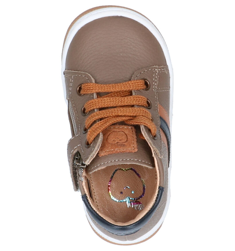 Shoo Pom Oops Duck Taupe Babyschoenen in leer (255221)