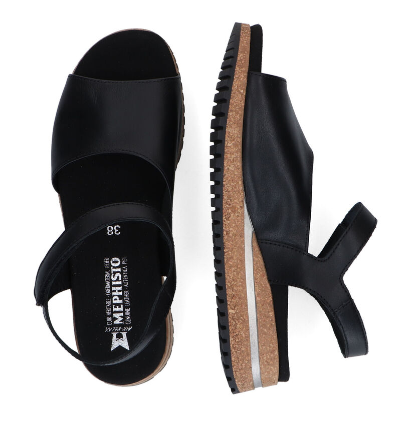 Mephisto Joy Sandales en Noir pour femmes (307023)