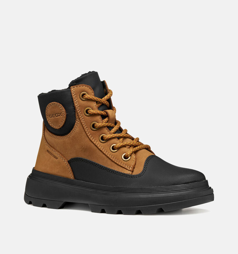 Geox Kiddartah Zwarte Hoge Schoenen Geox Kiddartah Zwarte Hoge Schoenen voor jongens (361953) - geschikt voor steunzolen