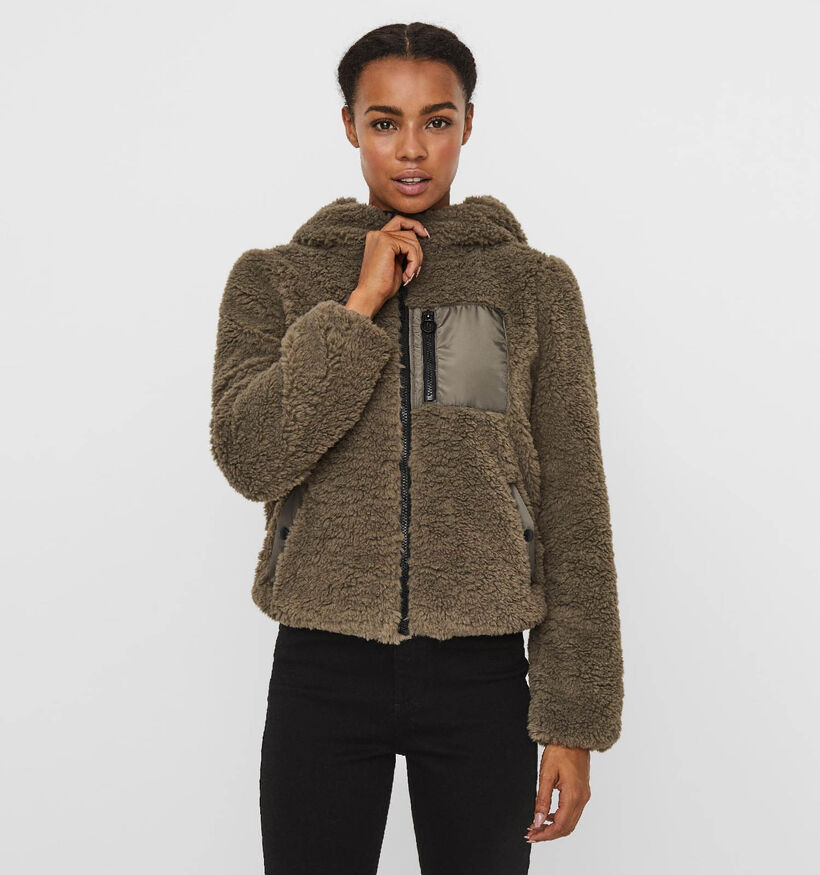 Vero Moda Cozy Stella Kaki Jas (303797)