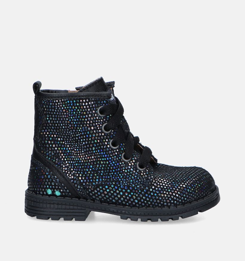 Bunnies Zwarte Bottines voor meisjes (347751) - geschikt voor steunzolen
