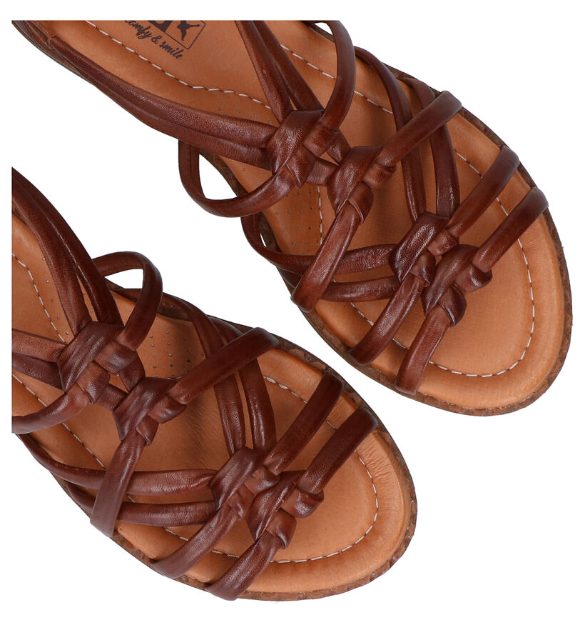 Pikolinos Algar Cognac Sandalen in leer (289113)