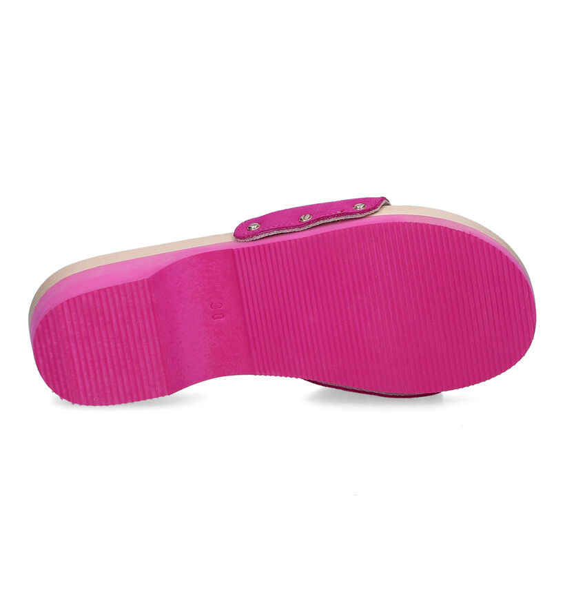 Scholl Pescura Gele Slippers in daim (305666)