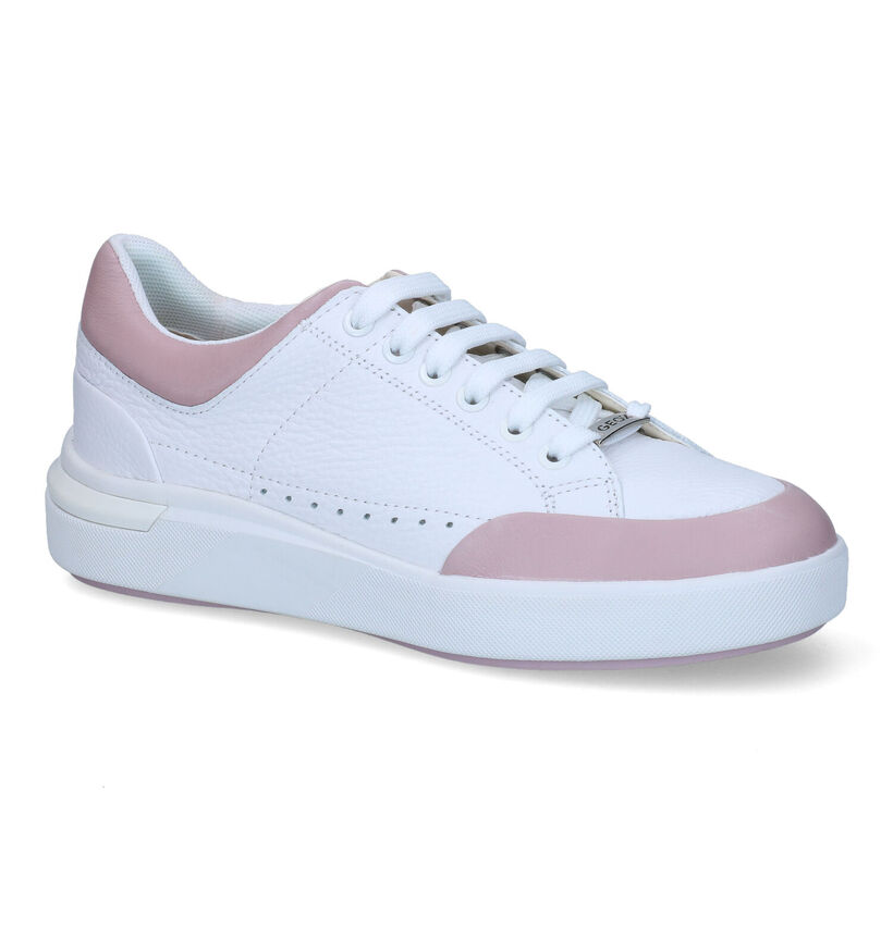 Geox Dalya Chaussures à lacets en Blanc pour femmes (303524) - pour semelles orthopédiques