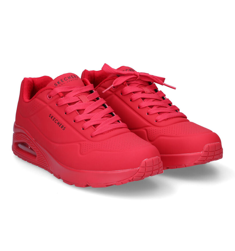 Skechers Uno Stand On Air Baskets en Rouge pour hommes (318126)