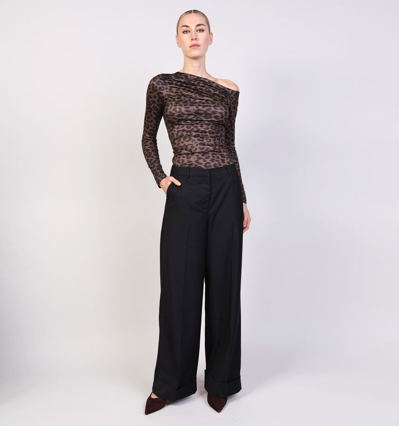 Vila Vigilja Pantalon classique en Noir pour femmes (372345)
