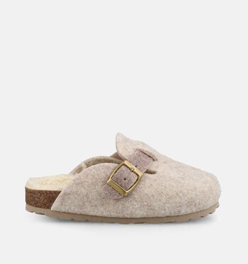 Little David Low Pantoufles Beige
