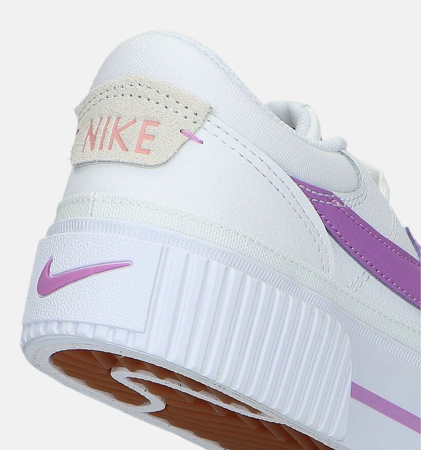 Nike Court Legacy Lift Witte Platform Sneakers voor dames (328020)