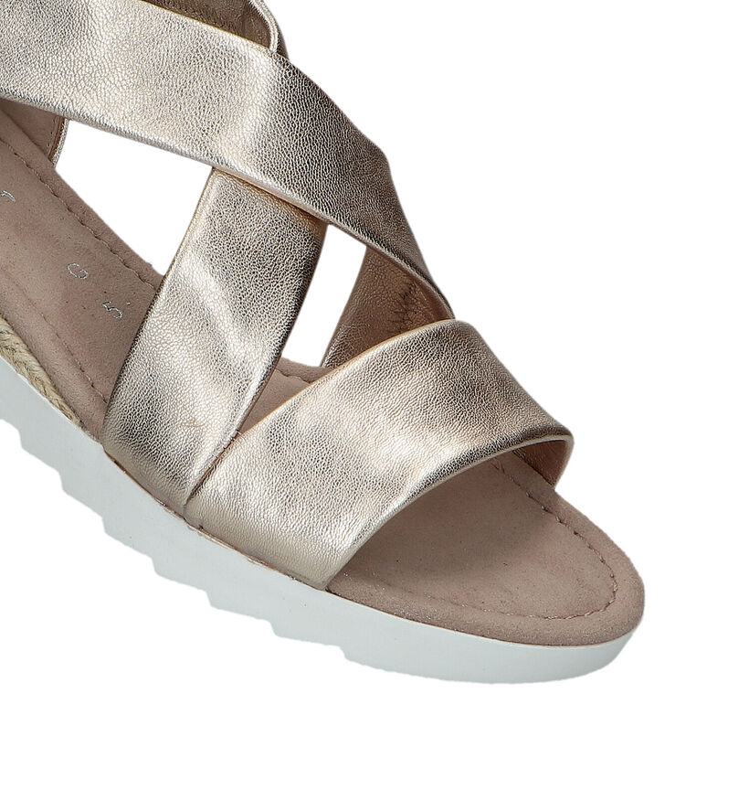 Gabor Comfort Gouden Sandalen Met Sleehak voor dames (323256)
