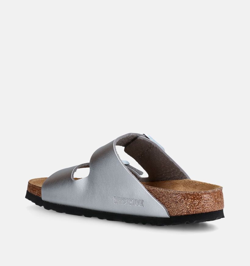 Birkenstock Arizona Zilveren Slippers voor dames (373246)