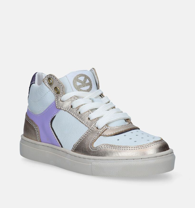 Kipling Luna 2B Witte Hoge Sneakers voor meisjes (340135) - geschikt voor steunzolen