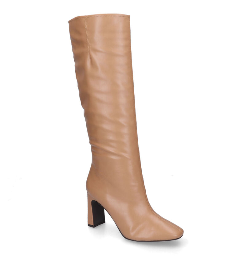 Tamaris Bottes hautes en Noir en simili cuir (317345)
