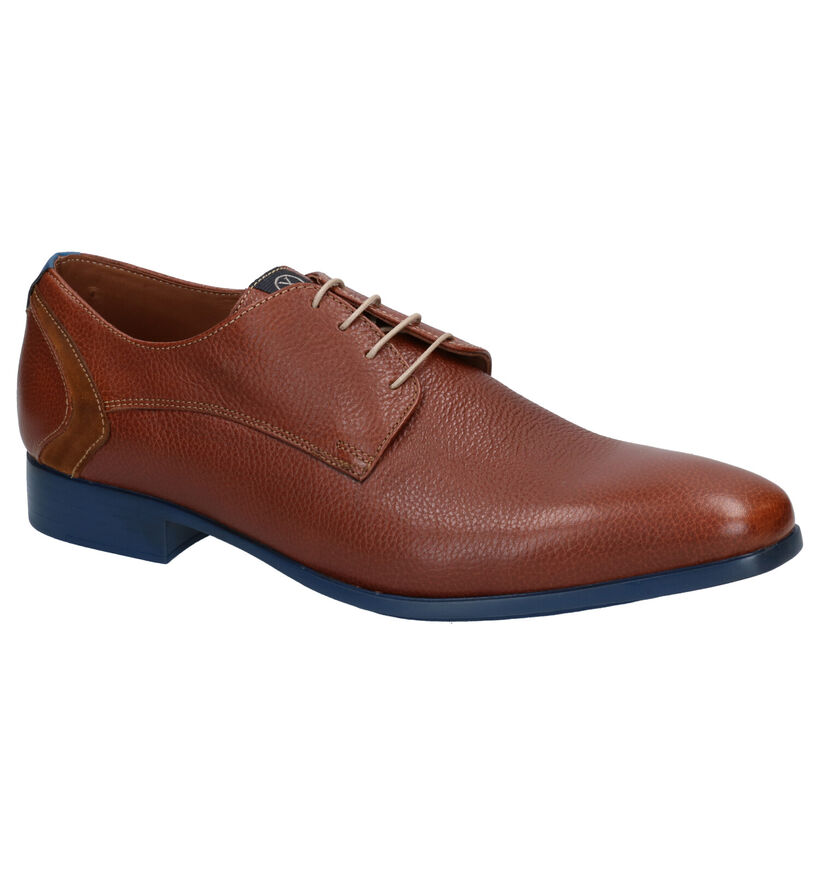 Ambiorix Edwin Chaussures habillées en Cognac en cuir (274883)